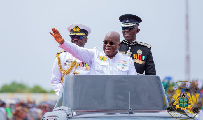 Akufo-Addo at 6th march in Ho