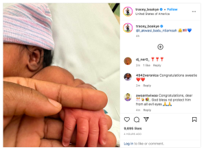 Tracey Boakye Releases 1st Photo Of Her US-Born Son After Revealing His Name, His Hair And Looks Cause A stir