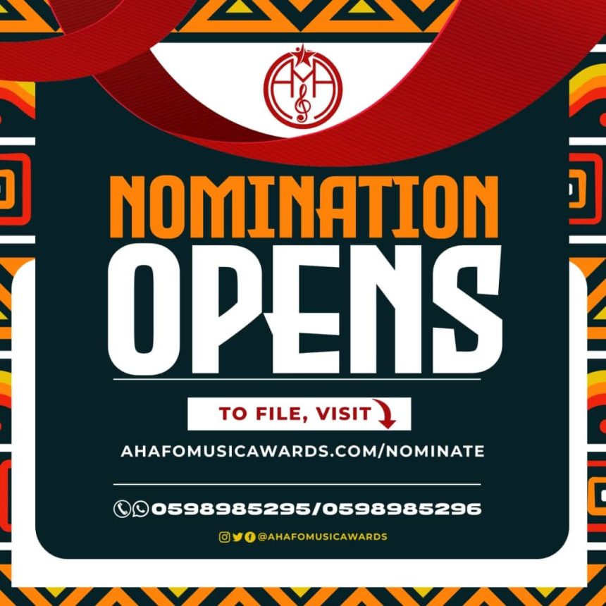 Nomination Opens for Ahafo Music Awards 2024