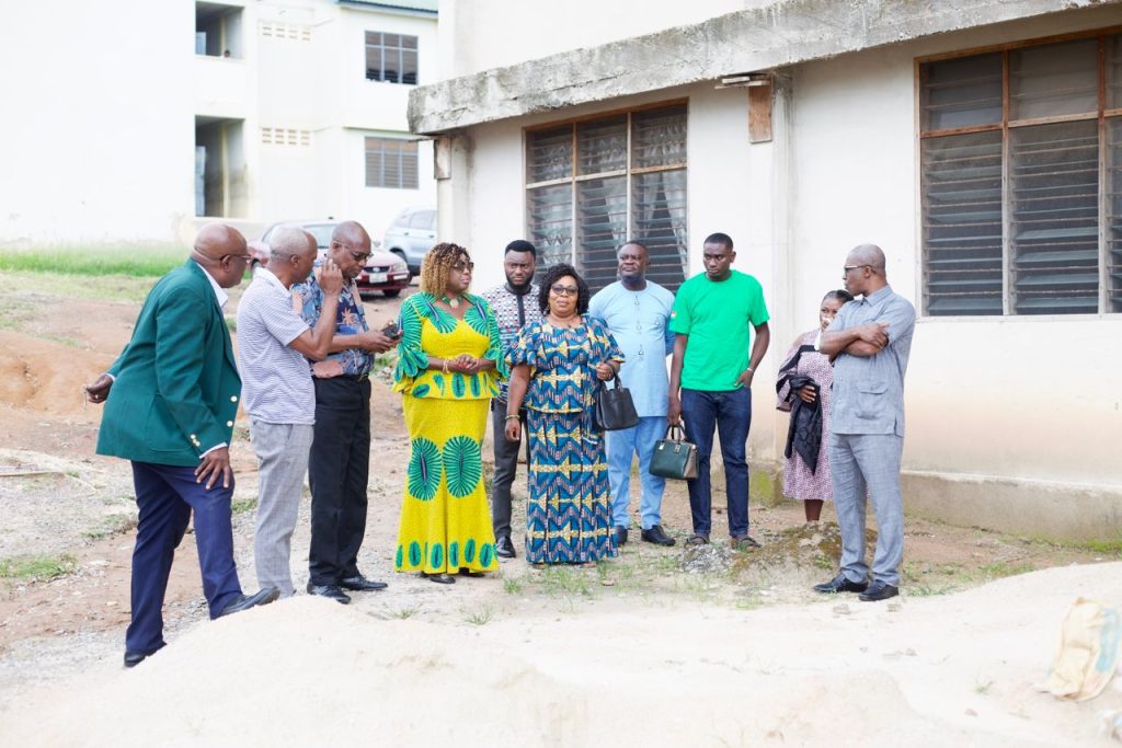 KNUST SHS staff having interaction with Hon, Freda Prempeh