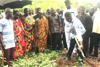 Hon. Frank Aduse Poku Champions Safe Water Project and Road Infrastructure in Asunafo South On Friday, May 17, 2024, the District Chief Executive (DCE) for Asunafo South, Honorable Frank Aduse Poku