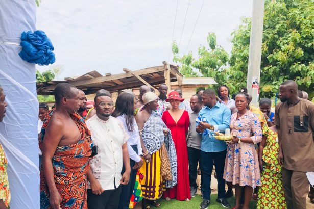 H.E. Grace Jeanet Mason and Voltic Ghana Commission Ultra-Modern Borehole Water Project in Asunafo South