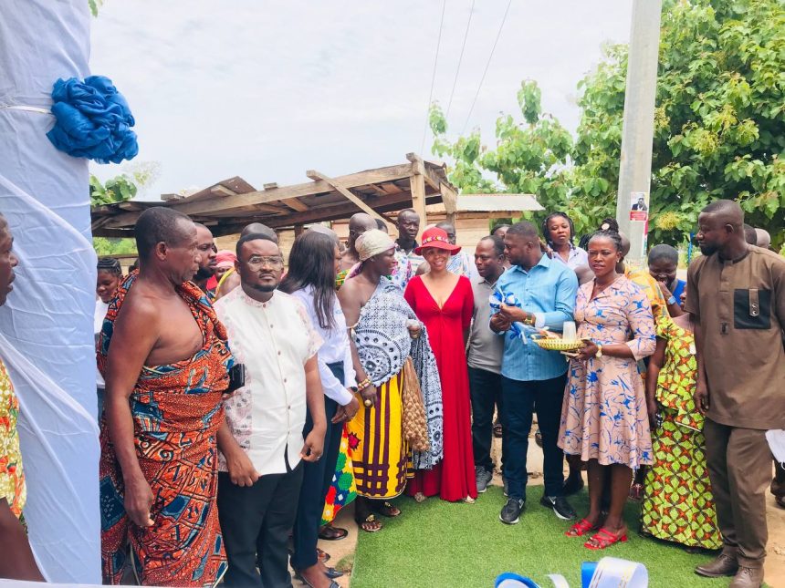 H.E. Grace Jeanet Mason and Voltic Ghana Commission Ultra-Modern Borehole Water Project in Asunafo South
