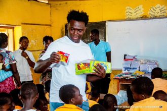 Herman Abban Foundation shares some time and donates to a community in the Cape Coast municipality